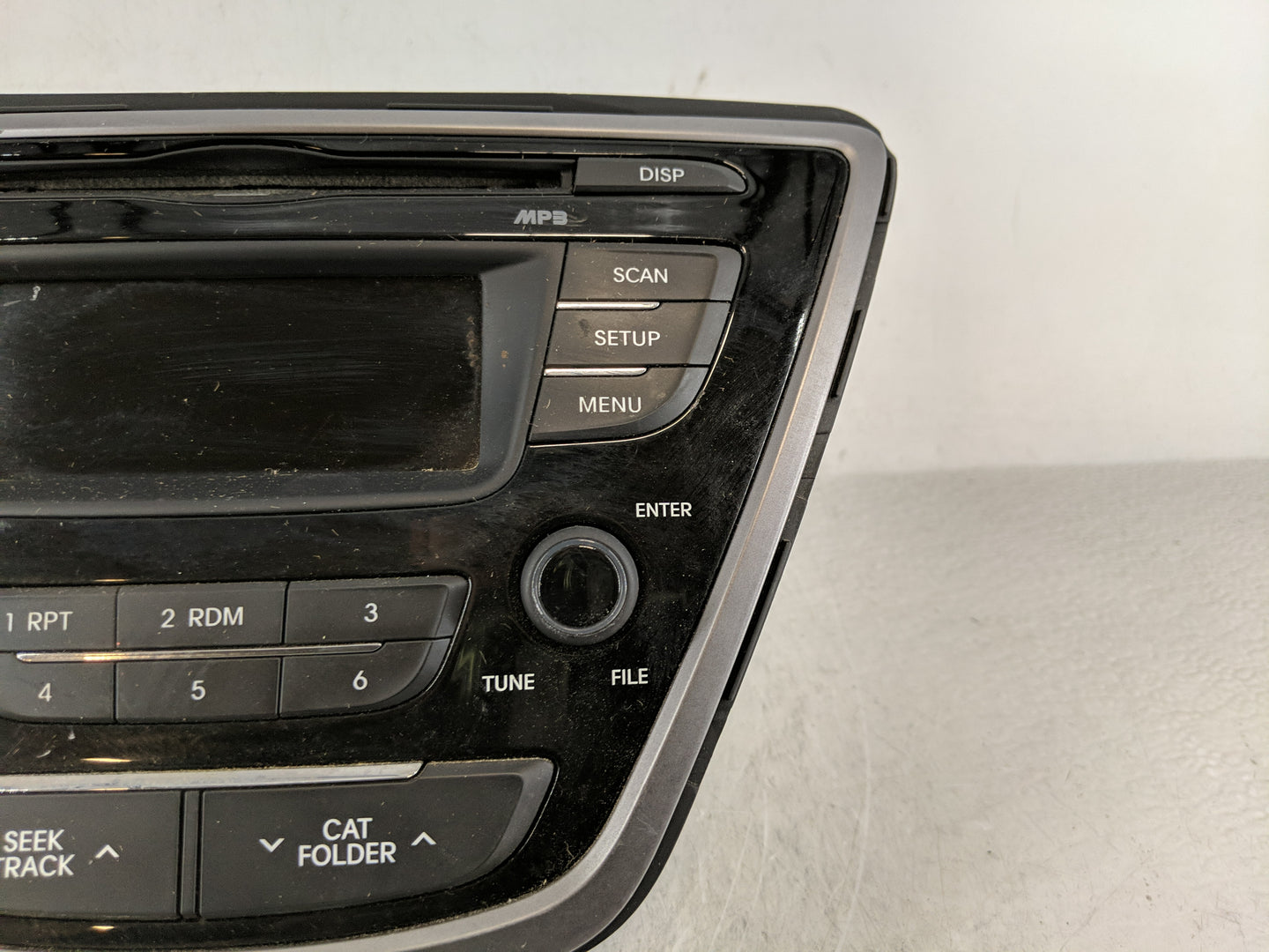 2013 Hyundai Elantra Radio AM FM Cd Player Receiver Replacement P/N:96170-3X155RA5 Fits OEM Used Auto Parts - Oemusedautopar