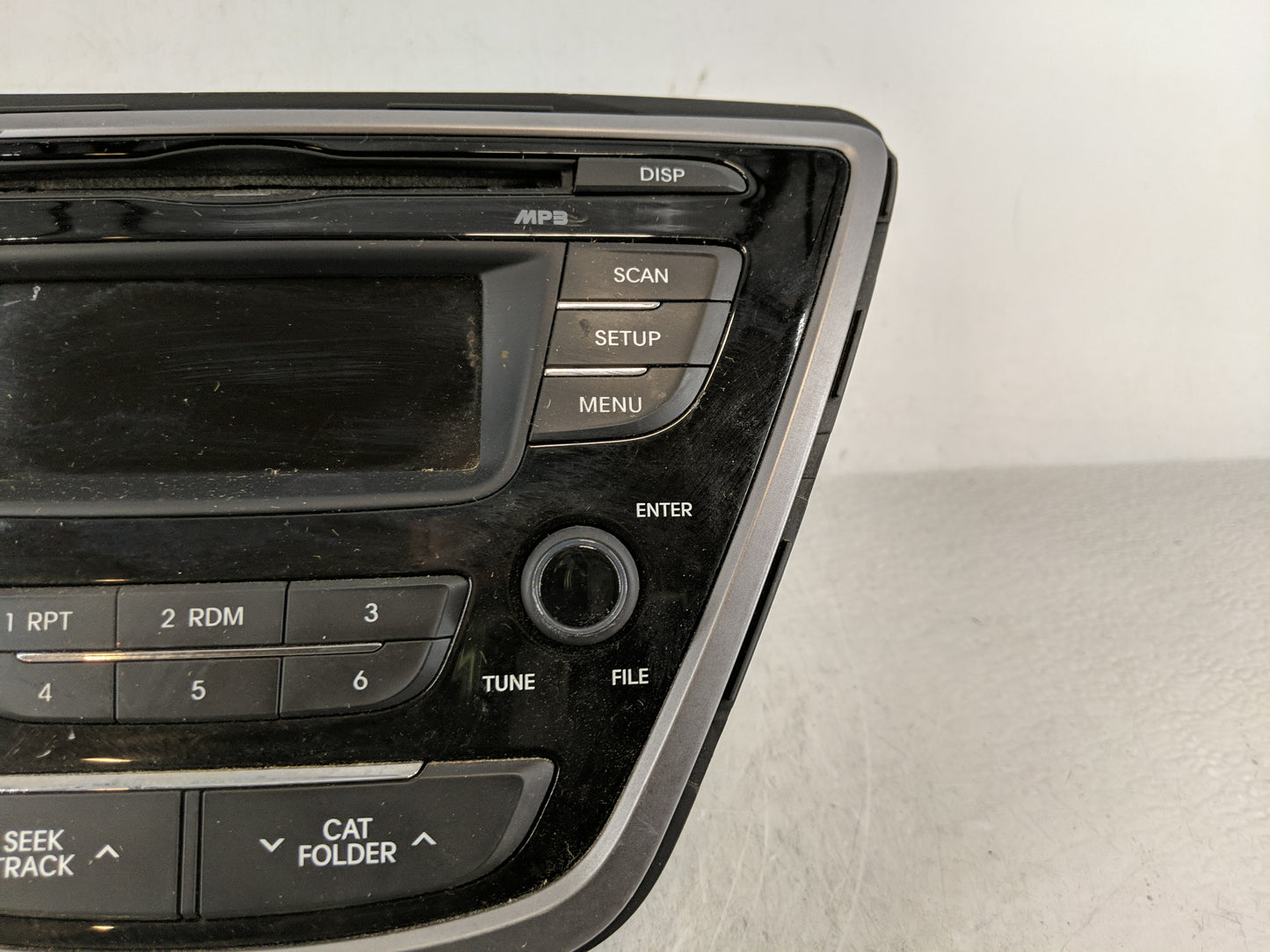 2013 Hyundai Elantra Radio AM FM Cd Player Receiver Replacement P/N:96170-3X155RA5 Fits OEM Used Auto Parts - Oemusedautopar