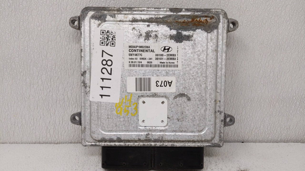2011-2013 Hyundai Elantra PCM Engine Control Computer ECU ECM PCU OEM P/N:39102-2EMP2 39102-2EMP3 Fits Fits 2011 2012 2013 O