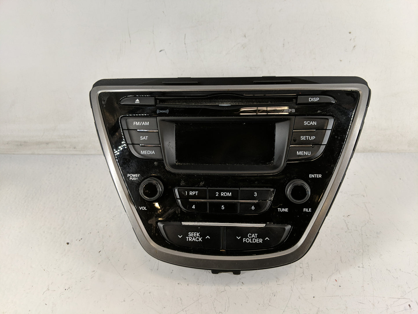 2011-2013 Hyundai Elantra Radio AM FM Cd Player Receiver Replacement P/N:96170-3X1553A5 96560-3X101FP Fits Fits 2011 2012 20