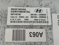 2011-2013 Hyundai Elantra PCM Engine Control Computer ECU ECM PCU OEM P/N:39103-2EMA3 39102-2EMA3 Fits Fits 2011 2012 2013 O
