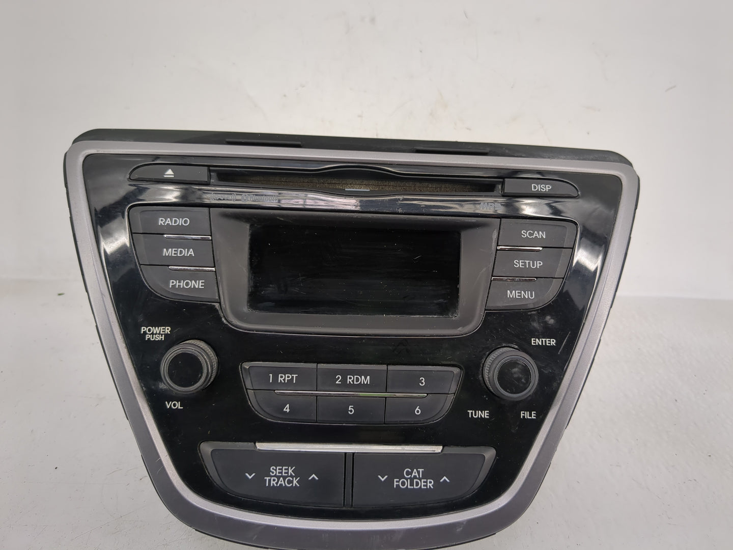 2011-2013 Hyundai Elantra Radio AM FM Cd Player Receiver Replacement P/N:96170-3X165RA5 Fits Fits 2011 2012 2013 OEM Used Au