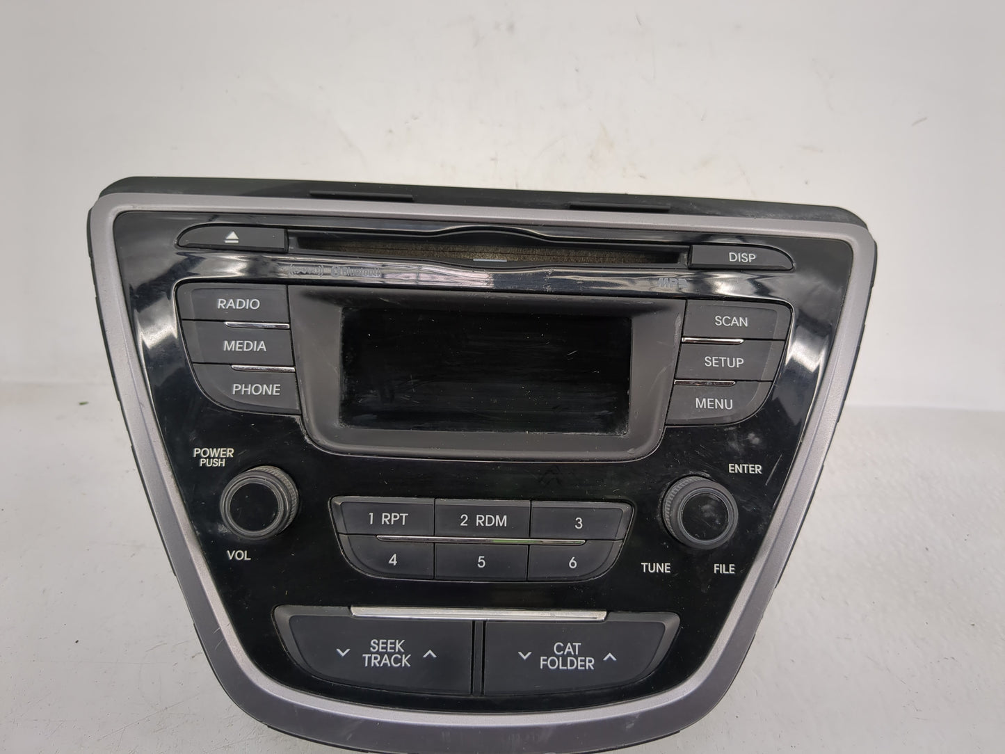 2011-2013 Hyundai Elantra Radio AM FM Cd Player Receiver Replacement P/N:96170-3X165RA5 Fits Fits 2011 2012 2013 OEM Used Au