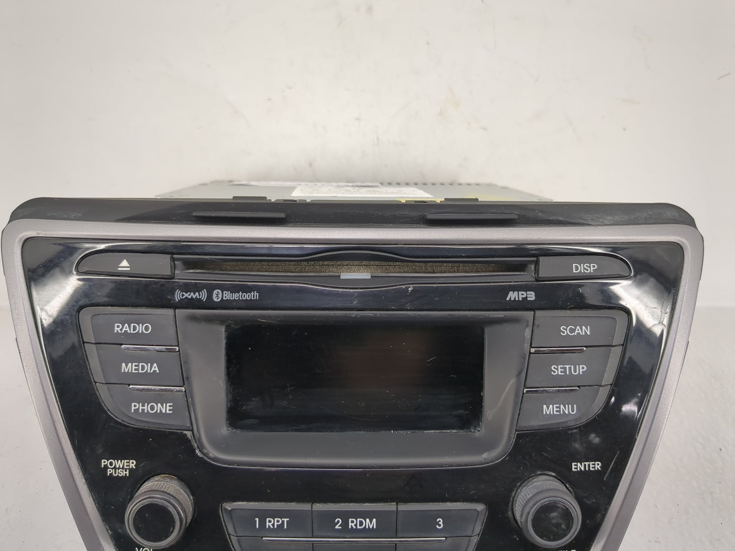 2011-2013 Hyundai Elantra Radio AM FM Cd Player Receiver Replacement P/N:96170-3X165RA5 Fits Fits 2011 2012 2013 OEM Used Au