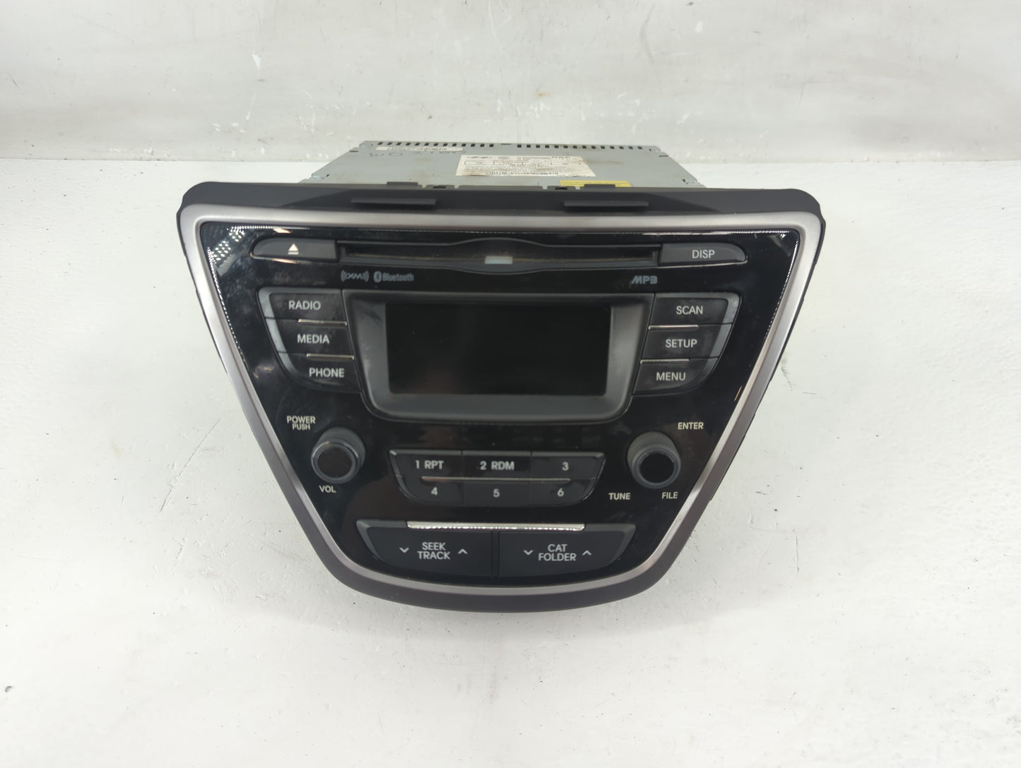 2013 Hyundai Elantra Radio AM FM Cd Player Receiver Replacement P/N:96170-3X165RA5 Fits OEM Used Auto Parts - Oemusedautopar
