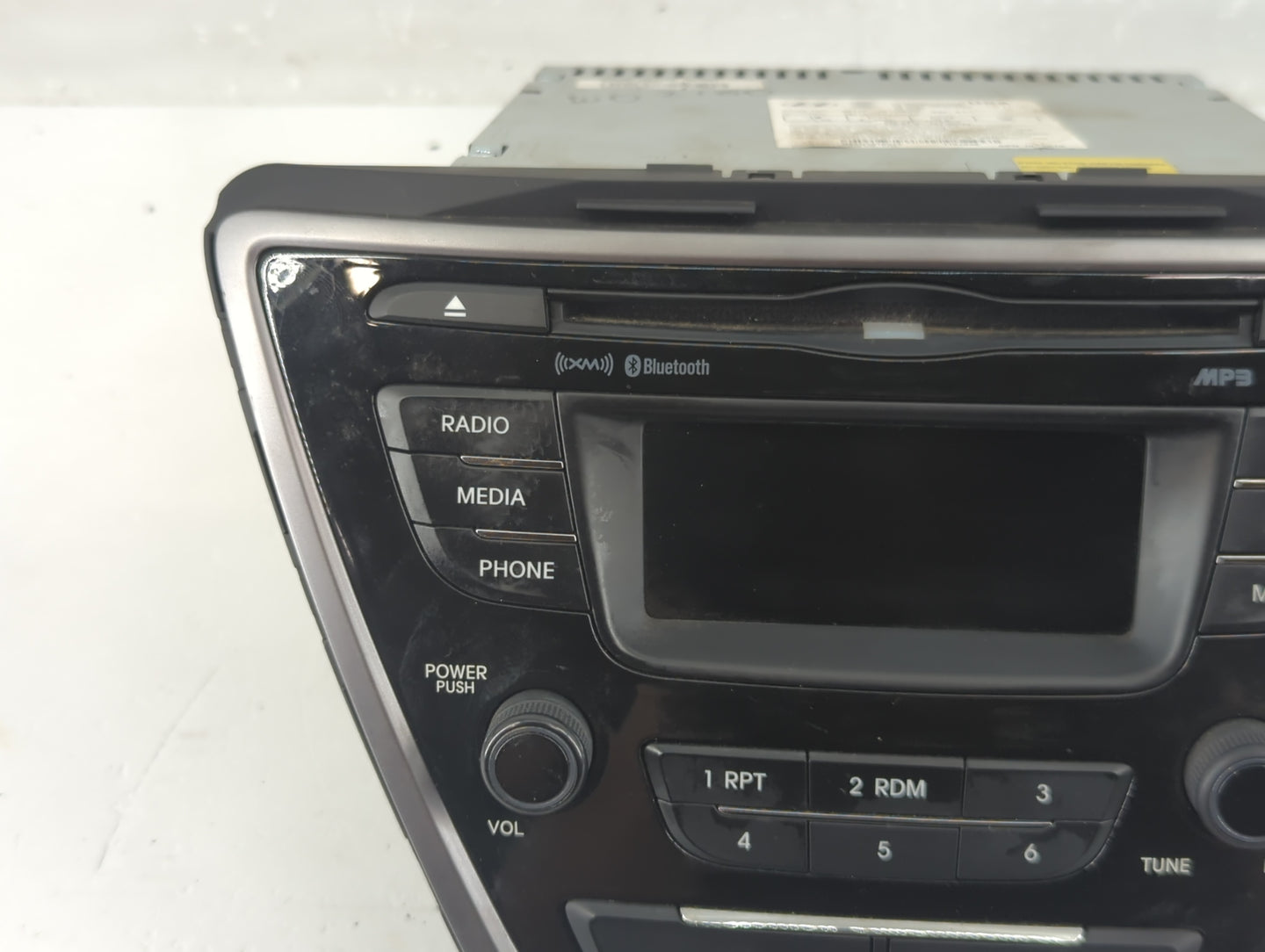 2013 Hyundai Elantra Radio AM FM Cd Player Receiver Replacement P/N:96170-3X165RA5 Fits OEM Used Auto Parts - Oemusedautopar
