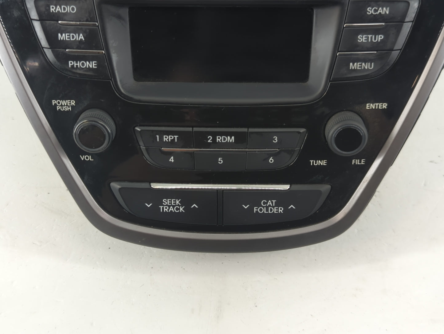 2013 Hyundai Elantra Radio AM FM Cd Player Receiver Replacement P/N:96170-3X165RA5 Fits OEM Used Auto Parts - Oemusedautopar