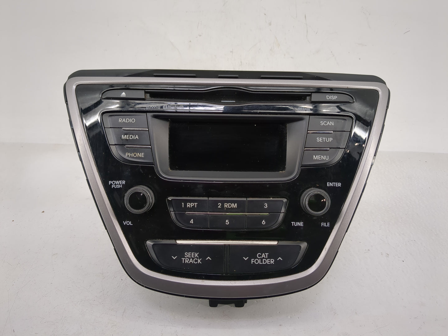 2013 Hyundai Elantra Radio AM FM Cd Player Receiver Replacement P/N:96170-3X165RA5 Fits OEM Used Auto Parts - Oemusedautopar