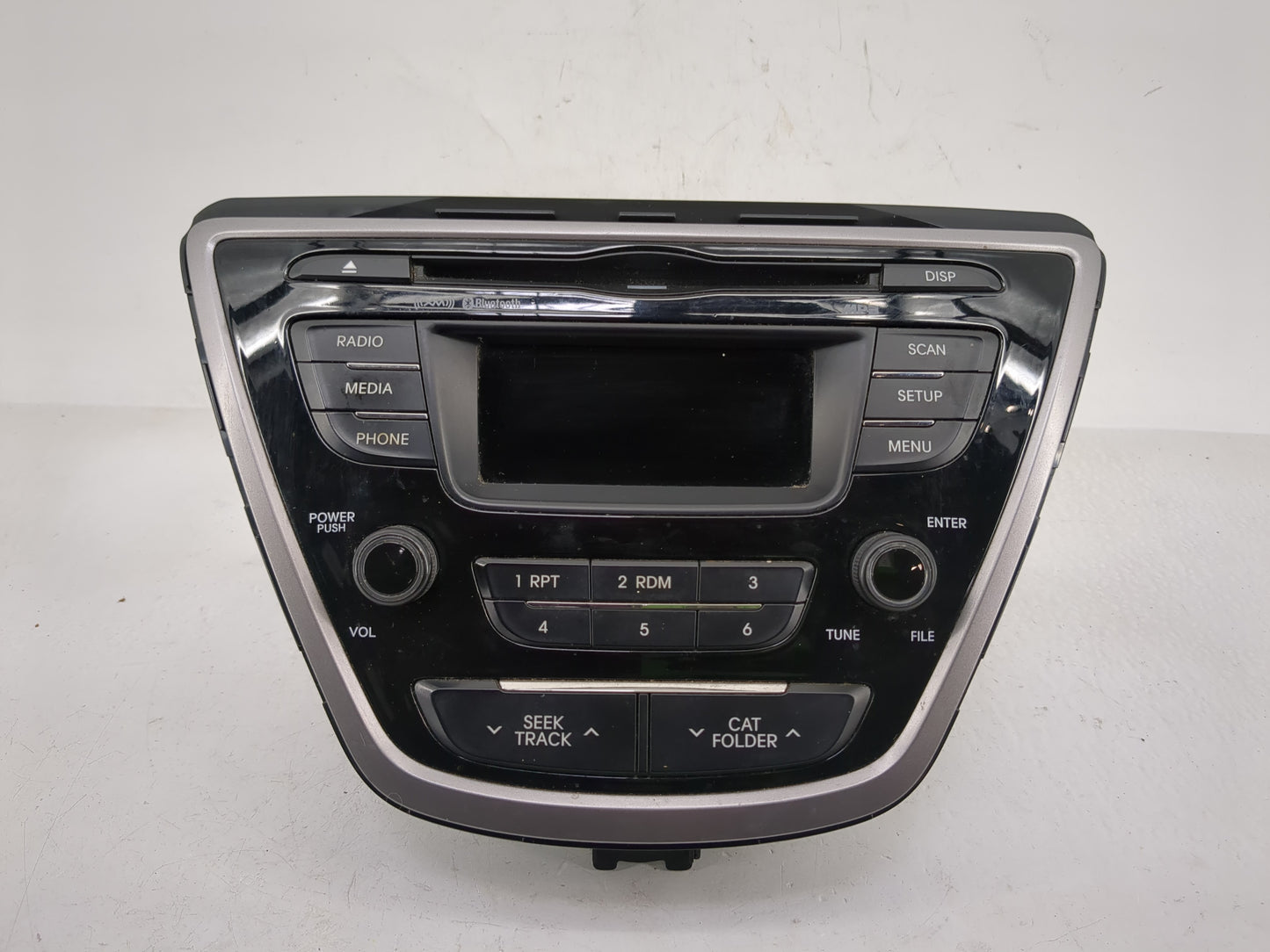 2013 Hyundai Elantra Radio AM FM Cd Player Receiver Replacement P/N:96170-3X165RA5 Fits OEM Used Auto Parts - Oemusedautopar