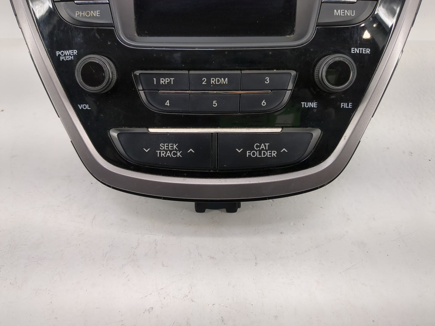 2013 Hyundai Elantra Radio AM FM Cd Player Receiver Replacement P/N:96170-3X165RA5 Fits OEM Used Auto Parts - Oemusedautopar