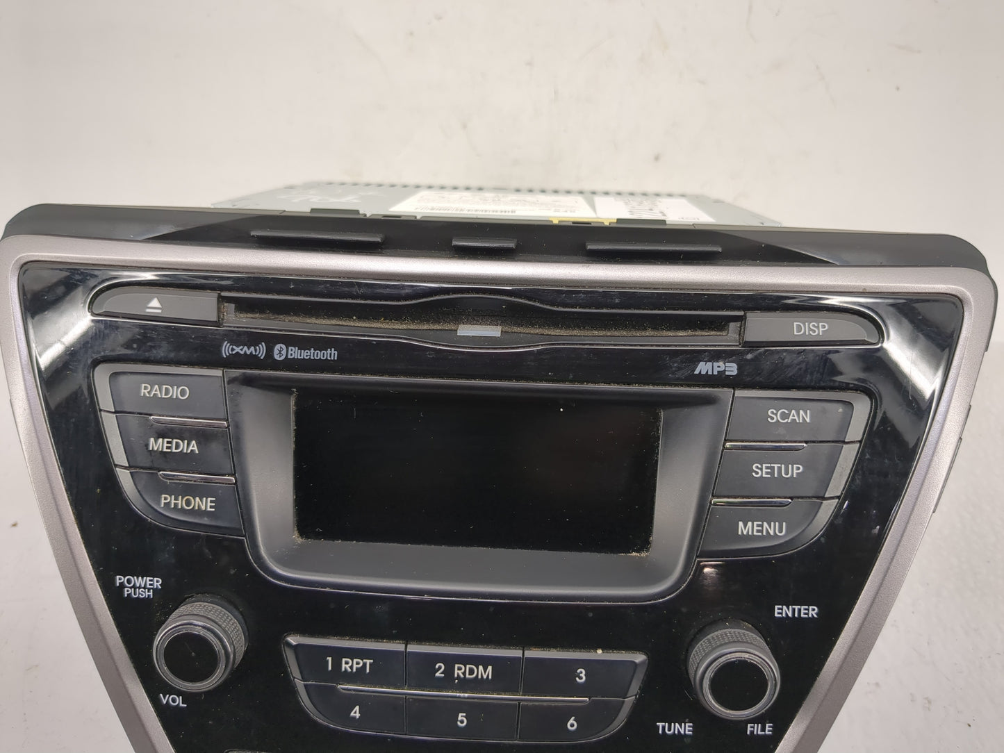 2013 Hyundai Elantra Radio AM FM Cd Player Receiver Replacement P/N:96170-3X165RA5 Fits OEM Used Auto Parts - Oemusedautopar