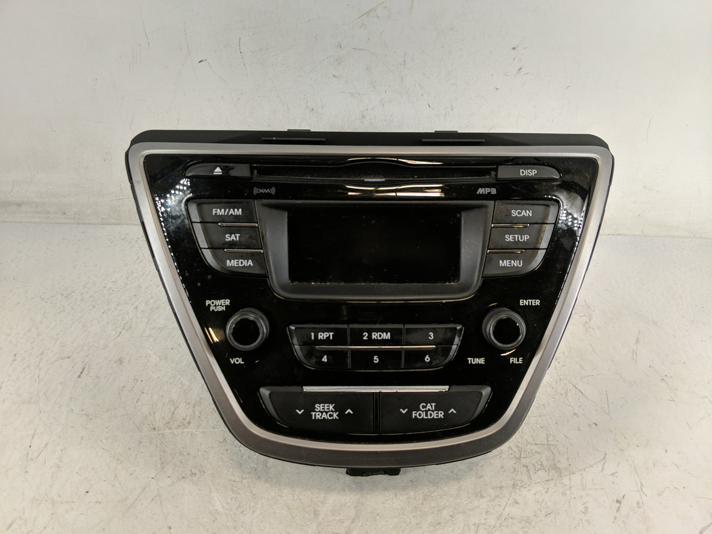 2013 Hyundai Elantra Radio AM FM Cd Player Receiver Replacement P/N:96170-3X155RA5 Fits OEM Used Auto Parts - Oemusedautopar