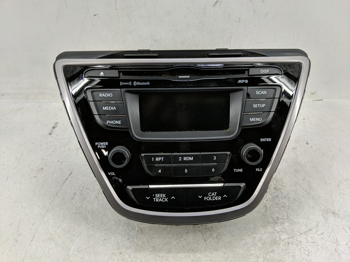 2013 Hyundai Elantra Radio AM FM Cd Player Receiver Replacement P/N:96170-3X165RA5 Fits OEM Used Auto Parts - Oemusedautopar