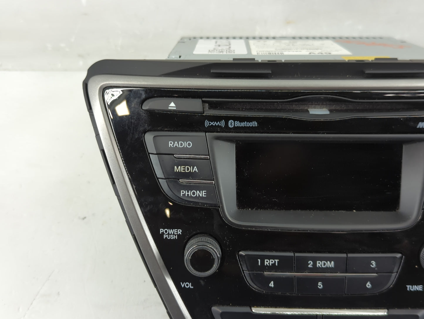 2013 Hyundai Elantra Radio AM FM Cd Player Receiver Replacement P/N:96170-3X165RA5 Fits OEM Used Auto Parts - Oemusedautopar