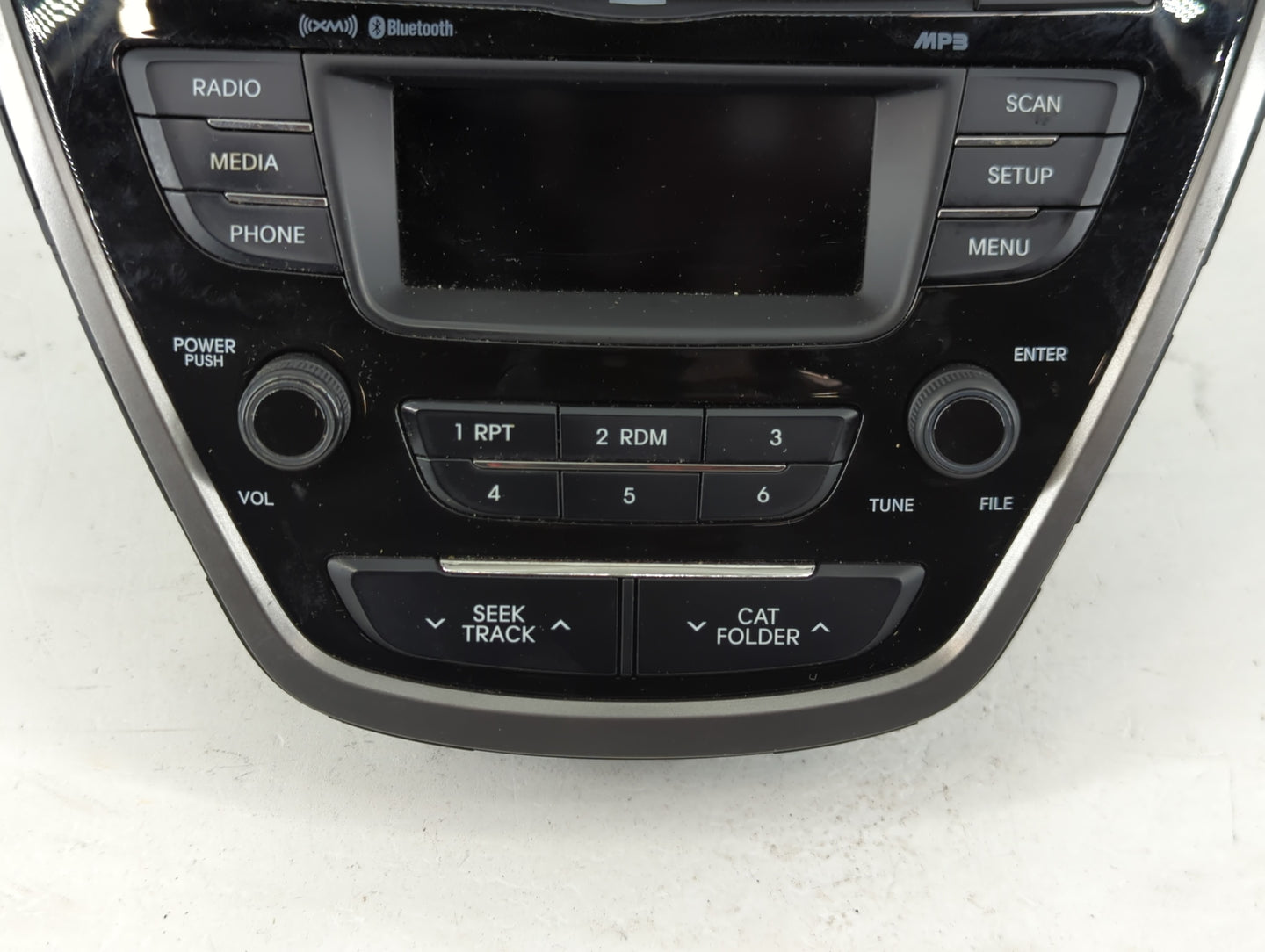 2013 Hyundai Elantra Radio AM FM Cd Player Receiver Replacement P/N:96170-3X165RA5 Fits OEM Used Auto Parts - Oemusedautopar