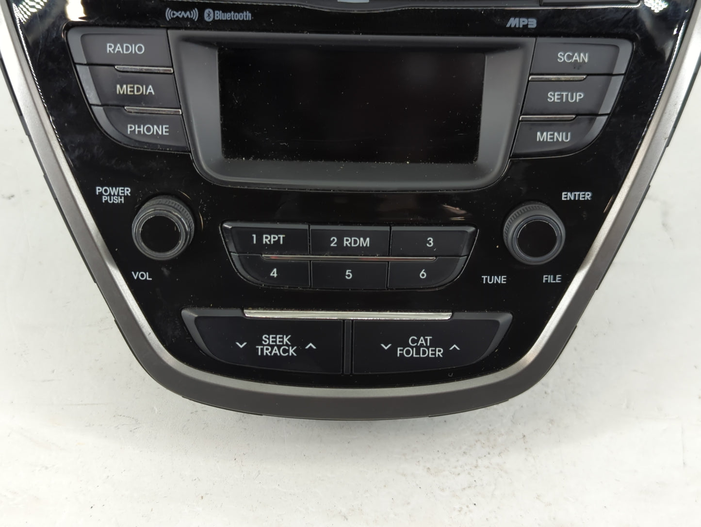 2013 Hyundai Elantra Radio AM FM Cd Player Receiver Replacement P/N:96170-3X165RA5 Fits OEM Used Auto Parts - Oemusedautopar