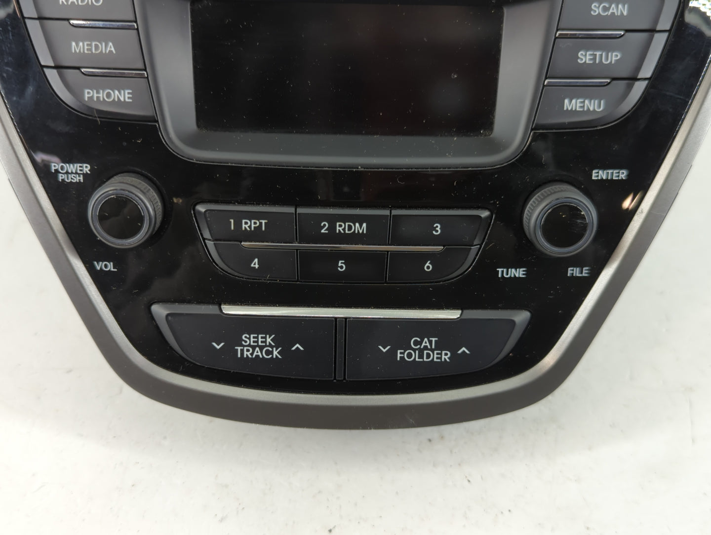 2013 Hyundai Elantra Radio AM FM Cd Player Receiver Replacement P/N:96170-3X165RA5 Fits OEM Used Auto Parts - Oemusedautopar