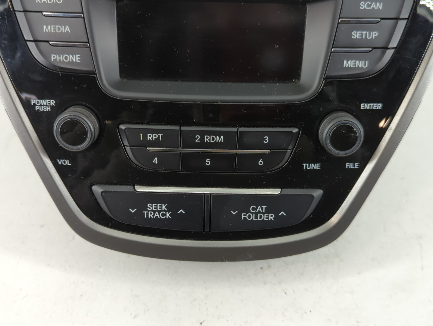 2013 Hyundai Elantra Radio AM FM Cd Player Receiver Replacement P/N:96170-3X165RA5 Fits OEM Used Auto Parts - Oemusedautopar