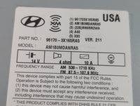 2013 Hyundai Elantra Radio AM FM Cd Player Receiver Replacement P/N:96170-3X165RA5 Fits OEM Used Auto Parts - Oemusedautopar