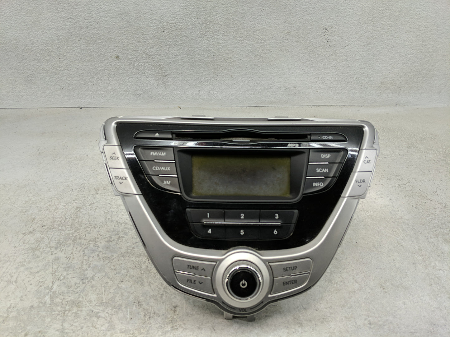 2011-2013 Hyundai Elantra Radio AM FM Cd Player Receiver Replacement P/N:96170-3X150BLH Fits Fits 2011 2012 2013 OEM Used Au