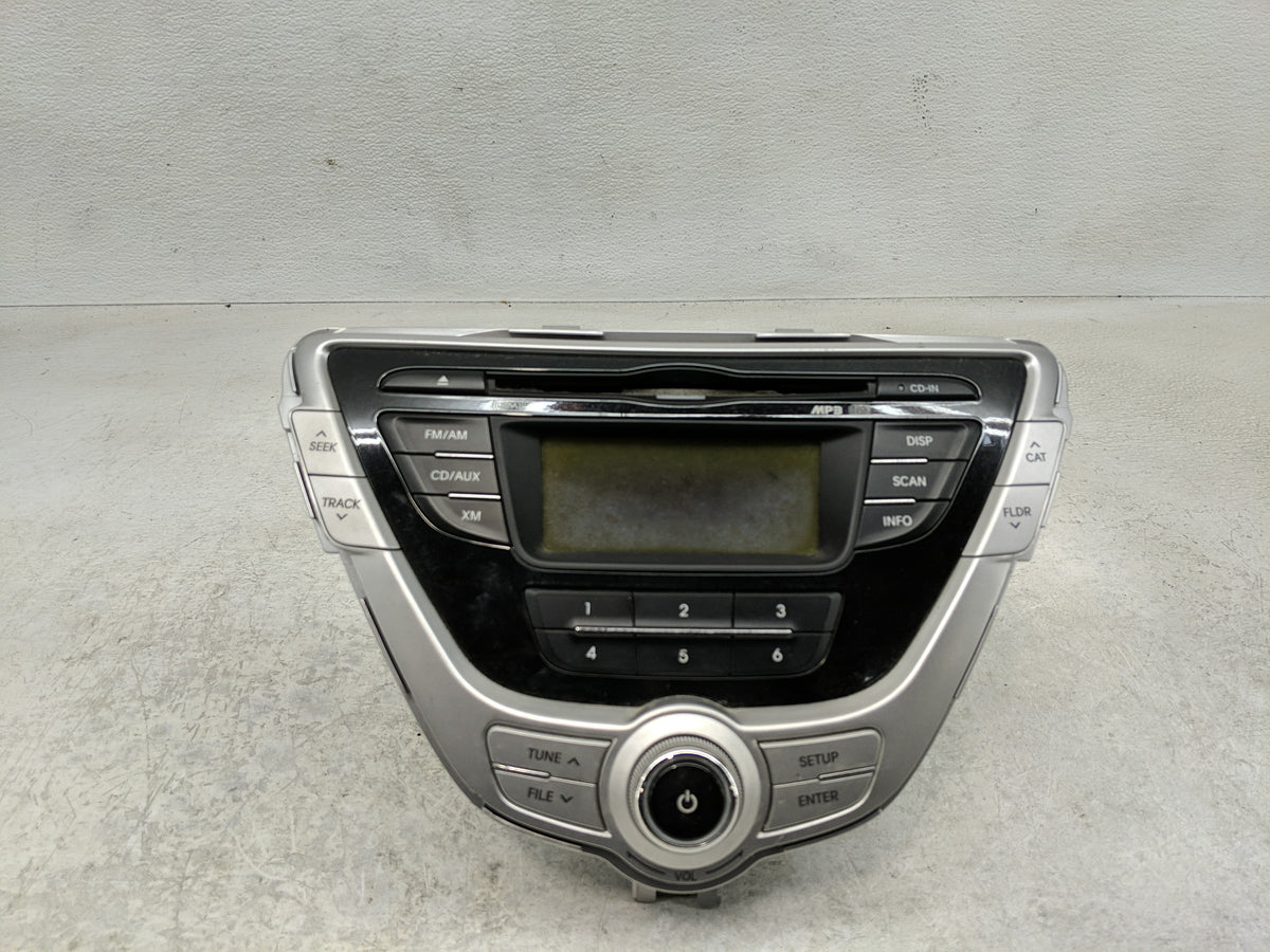 2011-2013 Hyundai Elantra Radio AM FM Cd Player Receiver Replacement P/N:96170-3X150BLH Fits Fits 2011 2012 2013 OEM Used Au
