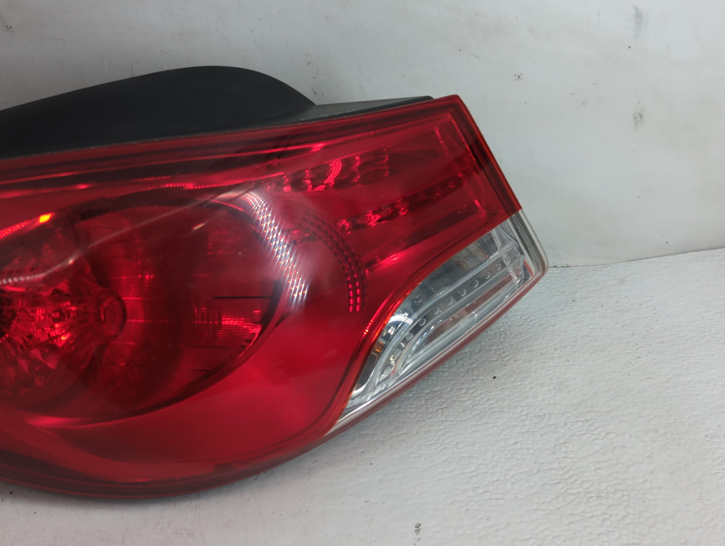 2011-2013 Hyundai Elantra Tail Light Assembly Driver Left OEM Fits Fits 2011 2012 2013 OEM Used Auto Parts - Oemusedautopart