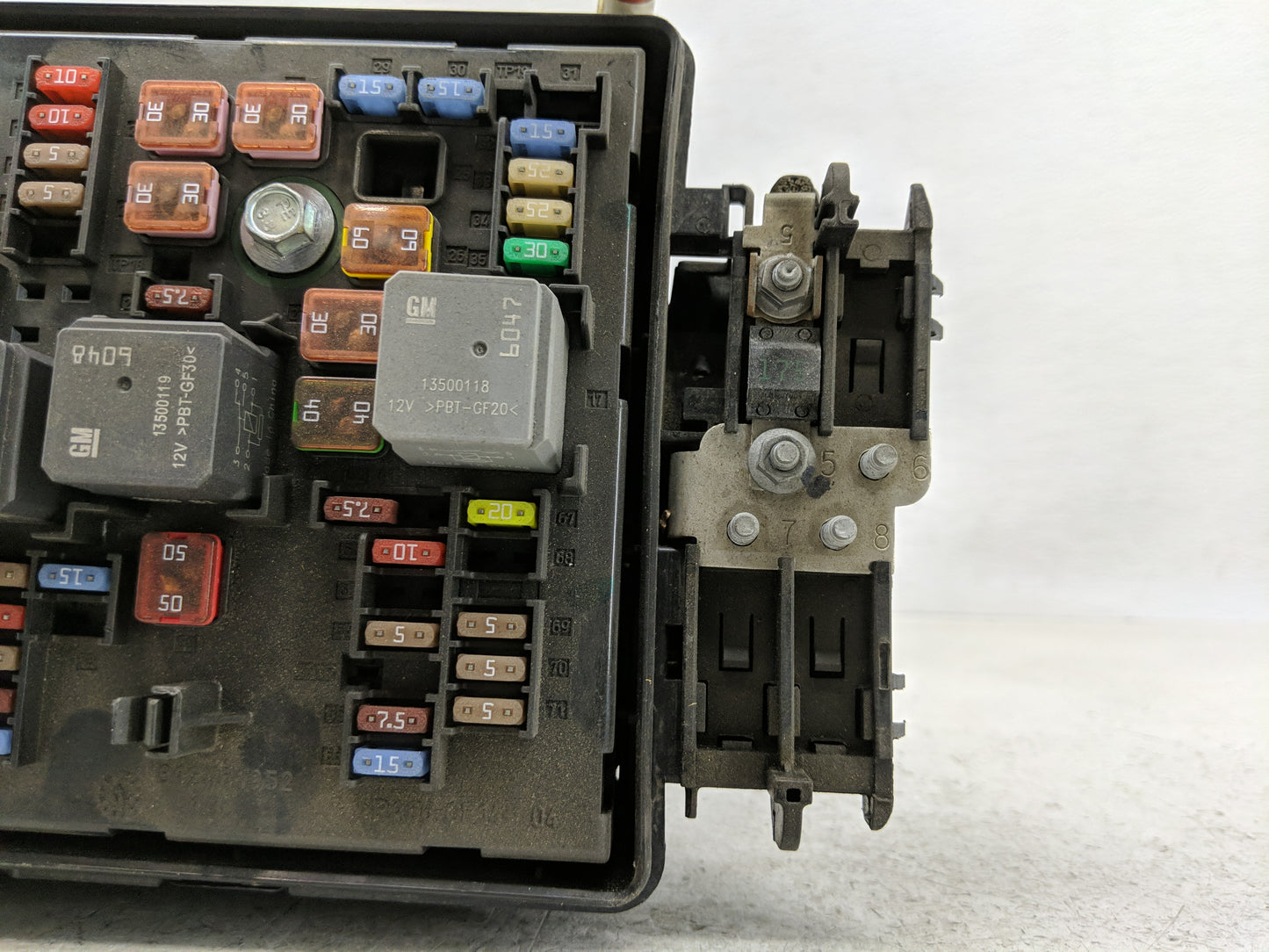 2011-2013 Hyundai Elantra Fusebox Fuse Box Panel Relay Module P/N:91205 3X214 Fits Fits 2011 2012 2013 OEM Used Auto Parts -