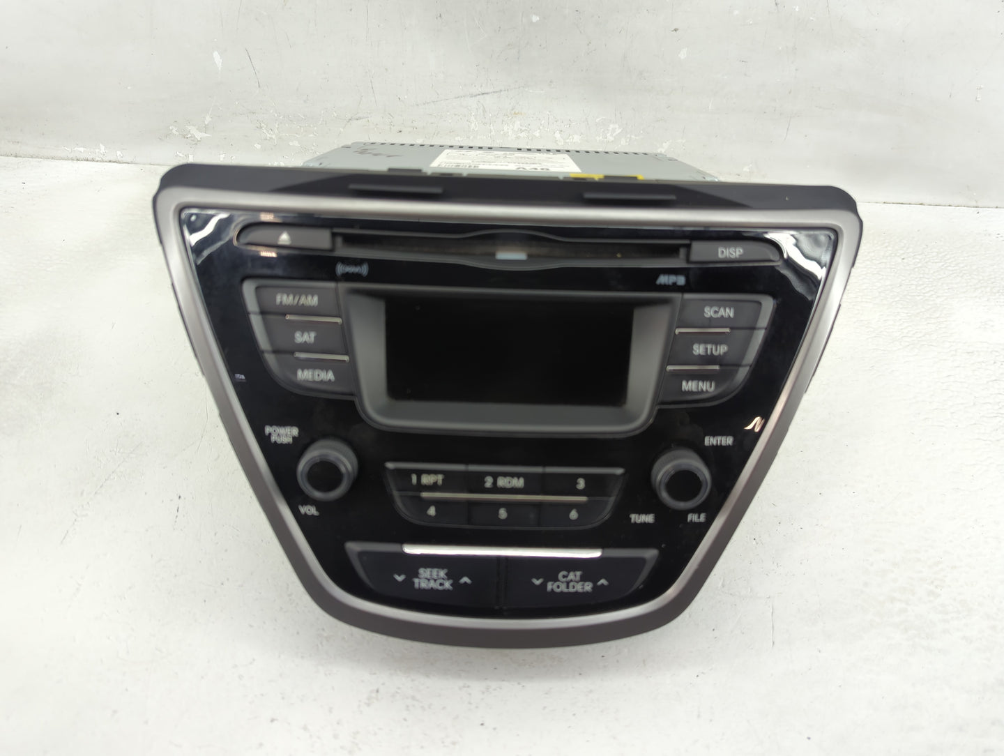 2013 Hyundai Elantra Radio AM FM Cd Player Receiver Replacement P/N:96170-3X155RA5 Fits OEM Used Auto Parts - Oemusedautopar