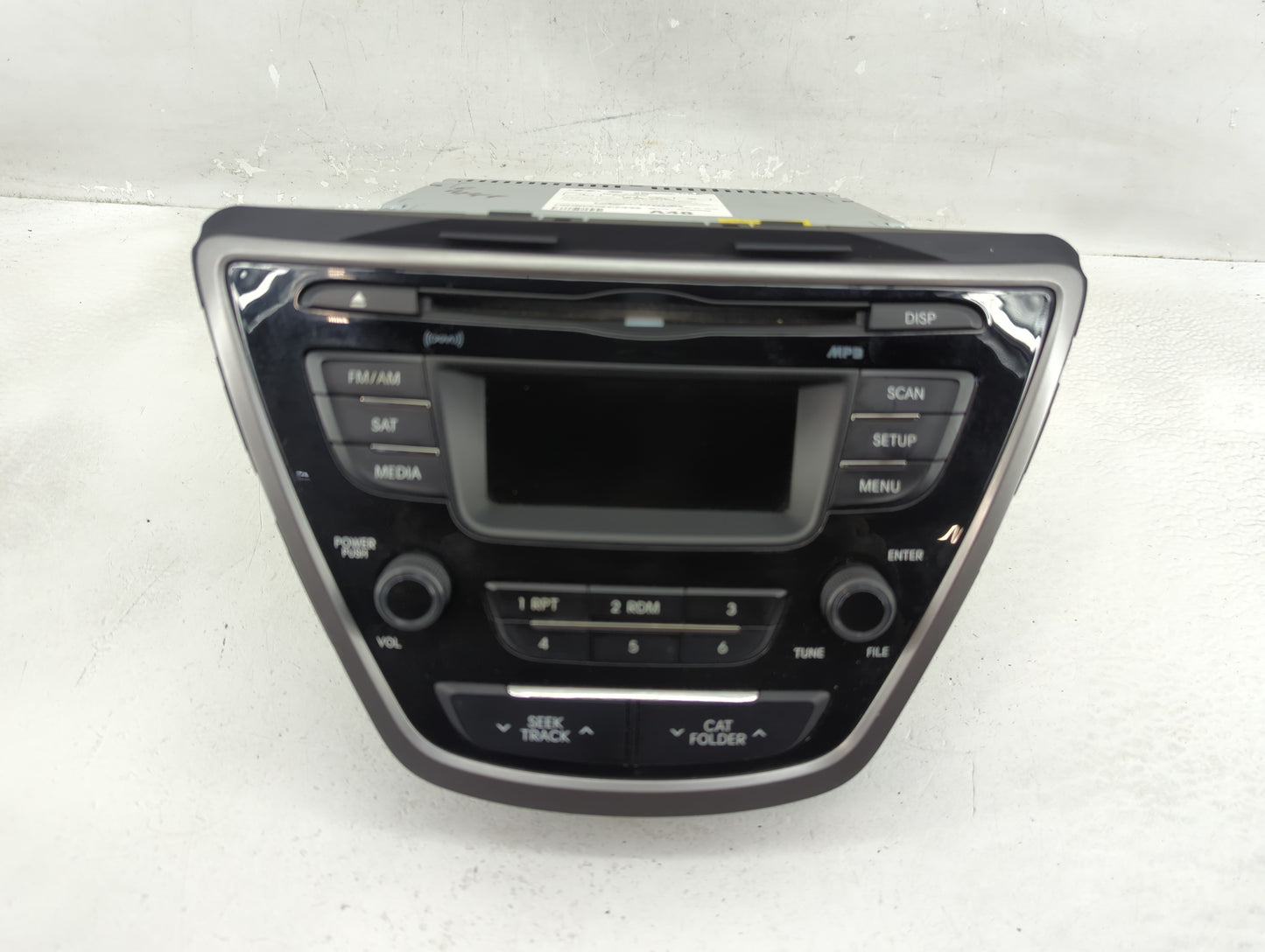 2013 Hyundai Elantra Radio AM FM Cd Player Receiver Replacement P/N:96170-3X155RA5 Fits OEM Used Auto Parts - Oemusedautopar