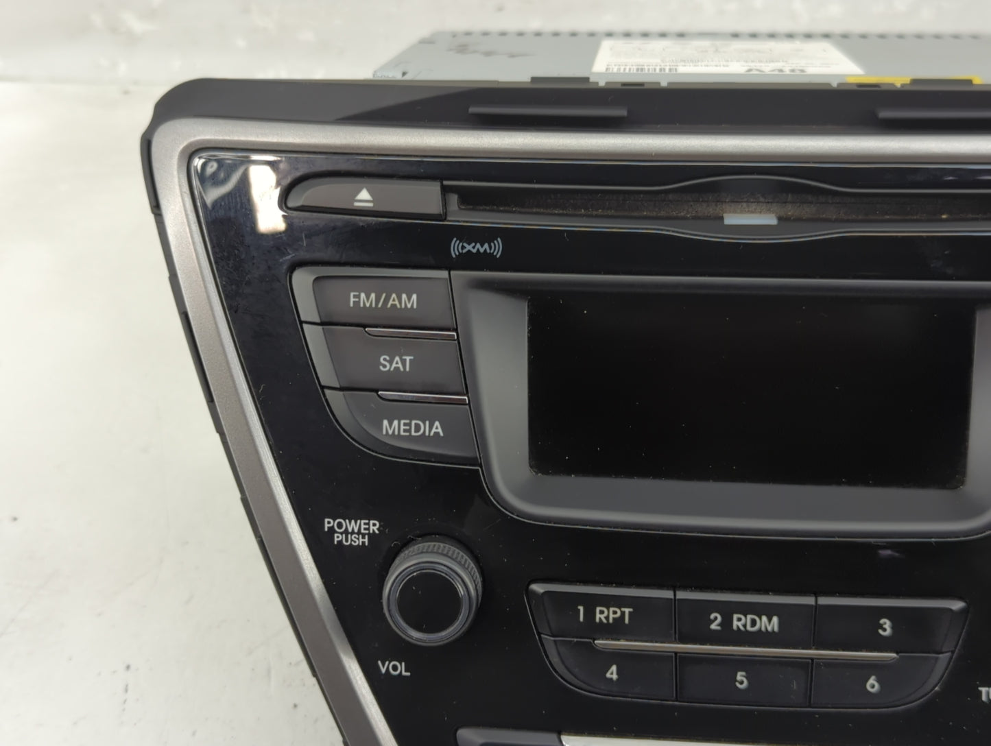 2013 Hyundai Elantra Radio AM FM Cd Player Receiver Replacement P/N:96170-3X155RA5 Fits OEM Used Auto Parts - Oemusedautopar