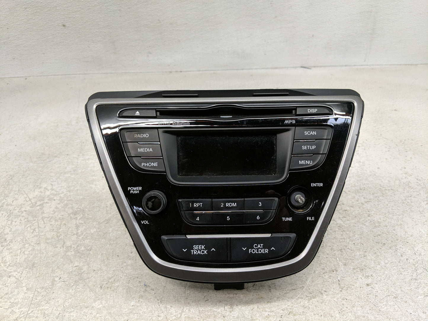 2013 Hyundai Elantra Radio AM FM Cd Player Receiver Replacement P/N:96170-3X165RA5 Fits OEM Used Auto Parts - Oemusedautopar