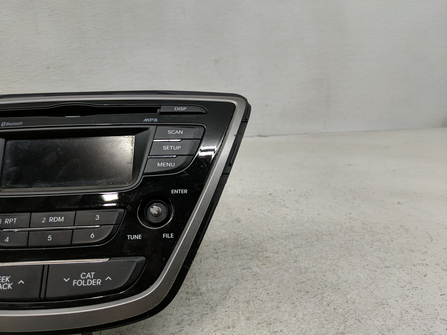 2013 Hyundai Elantra Radio AM FM Cd Player Receiver Replacement P/N:96170-3X165RA5 Fits OEM Used Auto Parts - Oemusedautopar