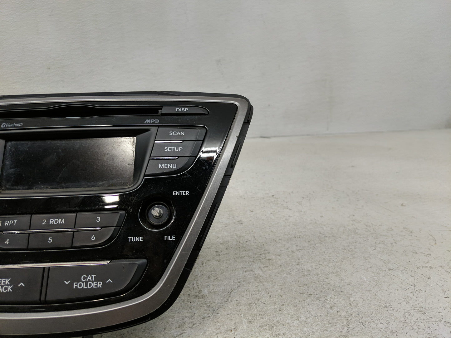 2013 Hyundai Elantra Radio AM FM Cd Player Receiver Replacement P/N:96170-3X165RA5 Fits OEM Used Auto Parts - Oemusedautopar