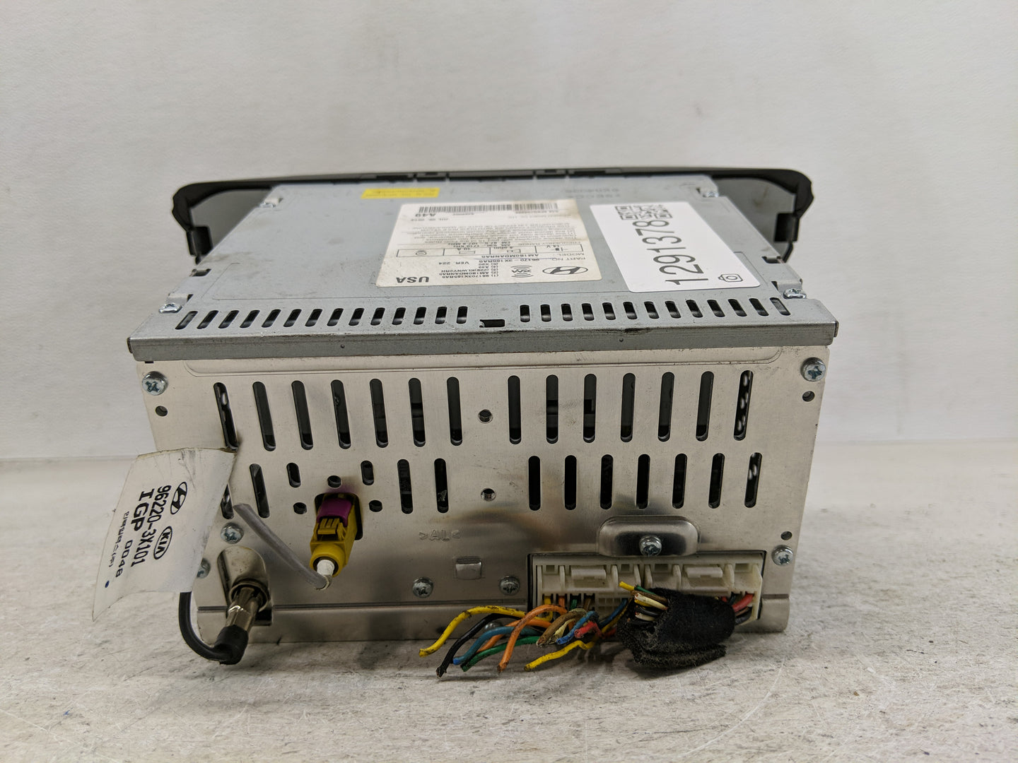 2013 Hyundai Elantra Radio AM FM Cd Player Receiver Replacement P/N:96170-3X165RA5 Fits OEM Used Auto Parts - Oemusedautopar