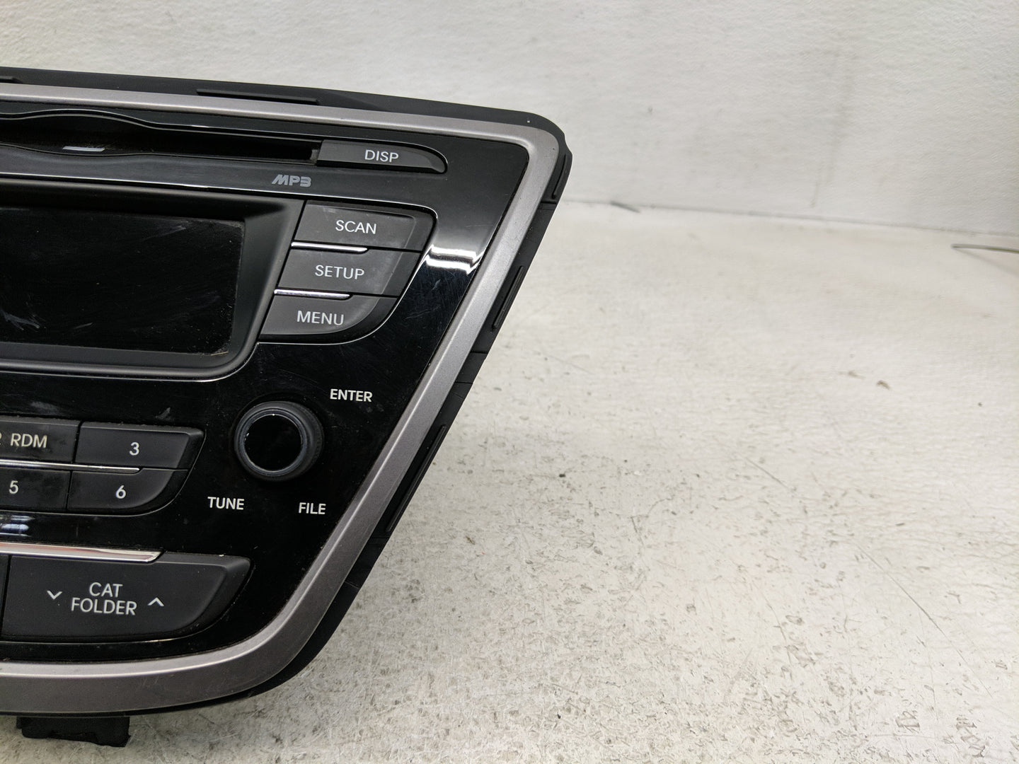 2013 Hyundai Elantra Radio AM FM Cd Player Receiver Replacement P/N:96170-3X155RA5 Fits OEM Used Auto Parts - Oemusedautopar