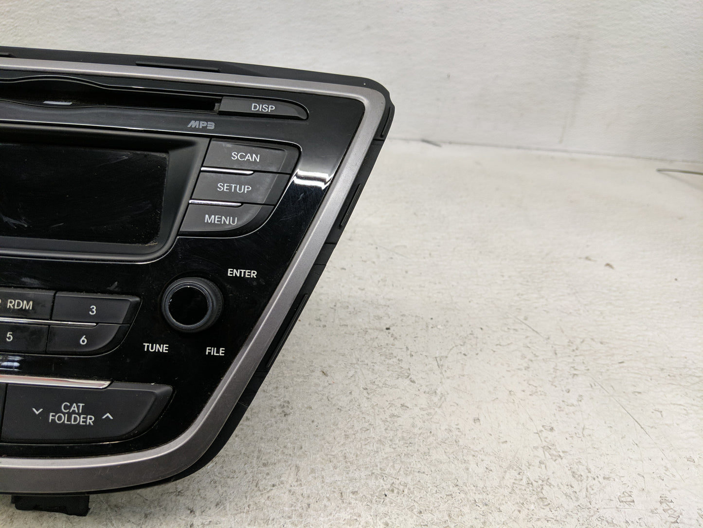 2013 Hyundai Elantra Radio AM FM Cd Player Receiver Replacement P/N:96170-3X155RA5 Fits OEM Used Auto Parts - Oemusedautopar