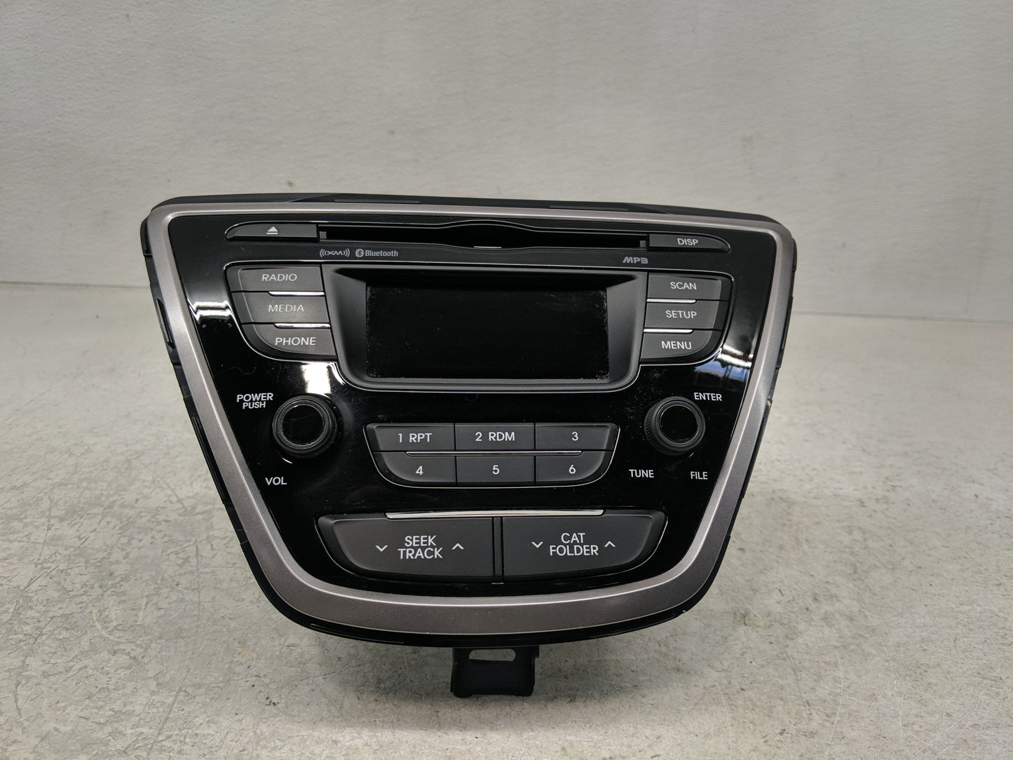 2013 Hyundai Elantra Radio AM FM Cd Player Receiver Replacement P/N:96170-3X165RA5 Fits OEM Used Auto Parts - Oemusedautopar
