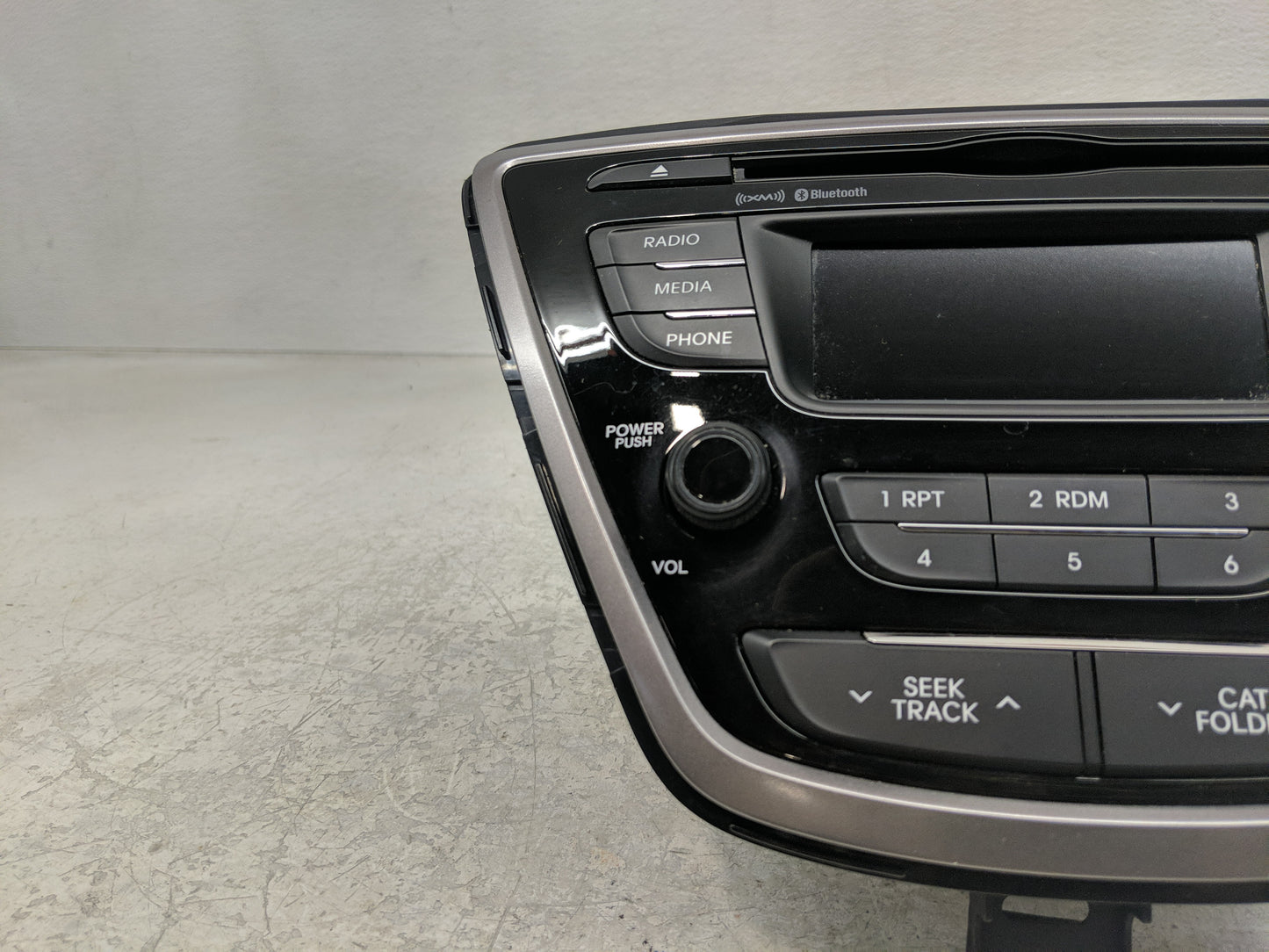 2013 Hyundai Elantra Radio AM FM Cd Player Receiver Replacement P/N:96170-3X165RA5 Fits OEM Used Auto Parts - Oemusedautopar