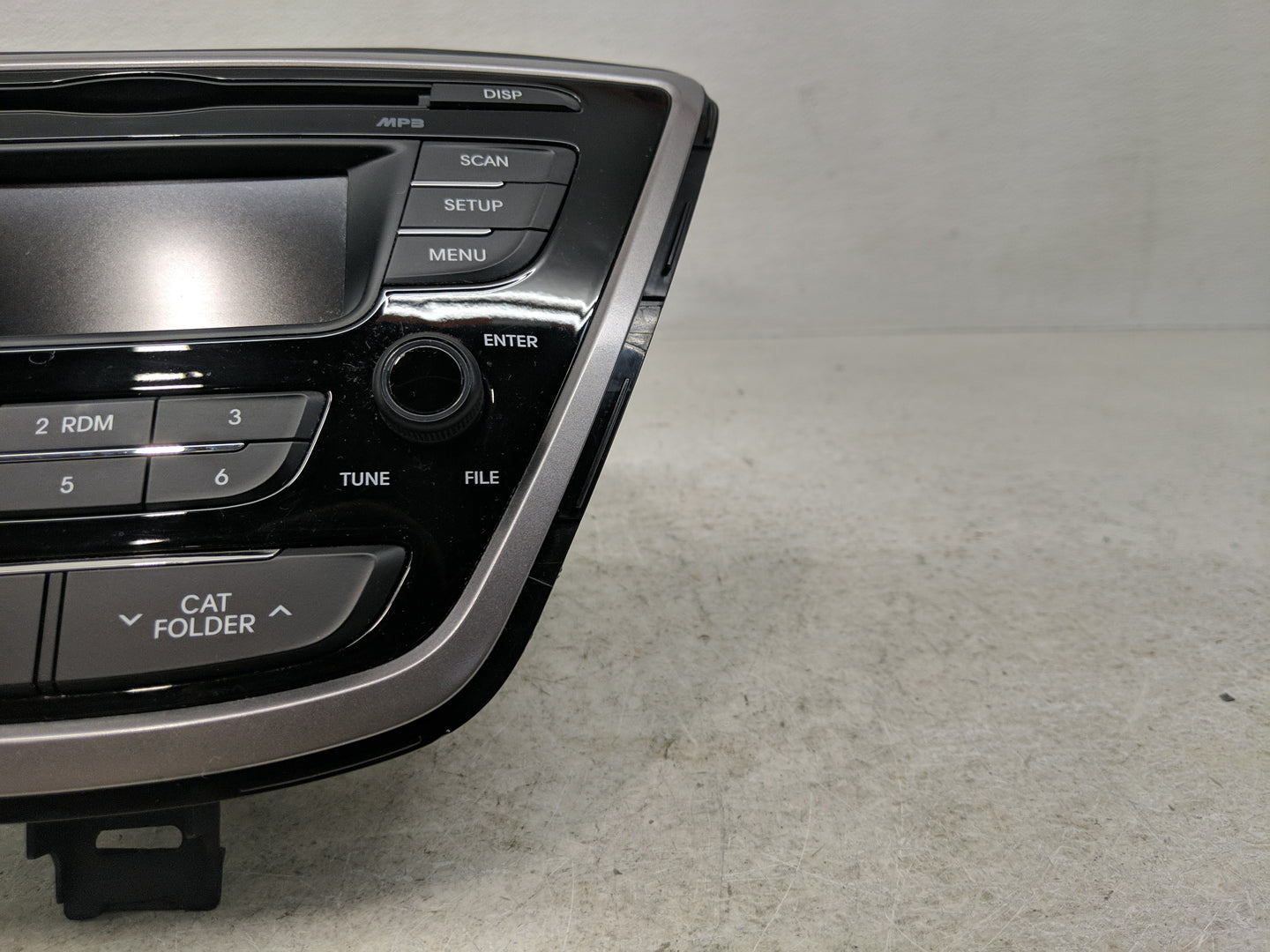 2013 Hyundai Elantra Radio AM FM Cd Player Receiver Replacement P/N:96170-3X165RA5 Fits OEM Used Auto Parts - Oemusedautopar