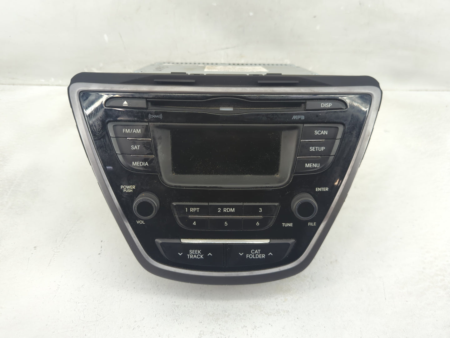 2013 Hyundai Elantra Radio AM FM Cd Player Receiver Replacement P/N:96170-3X155RA5 Fits OEM Used Auto Parts - Oemusedautopar