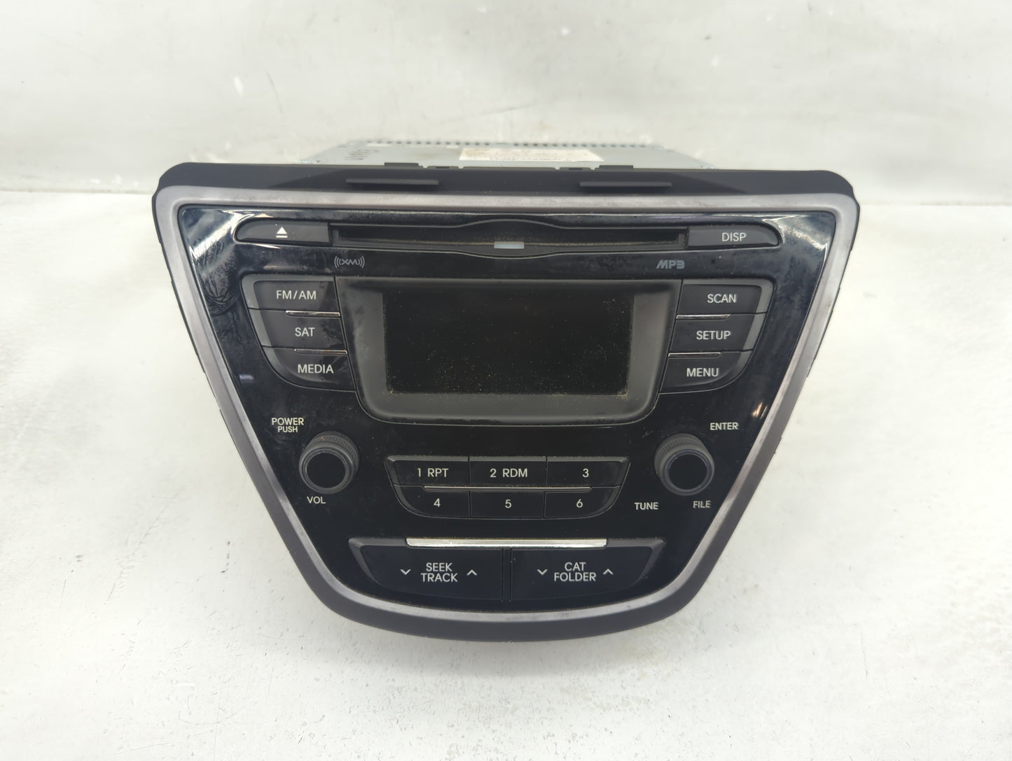 2013 Hyundai Elantra Radio AM FM Cd Player Receiver Replacement P/N:96170-3X155RA5 Fits OEM Used Auto Parts - Oemusedautopar