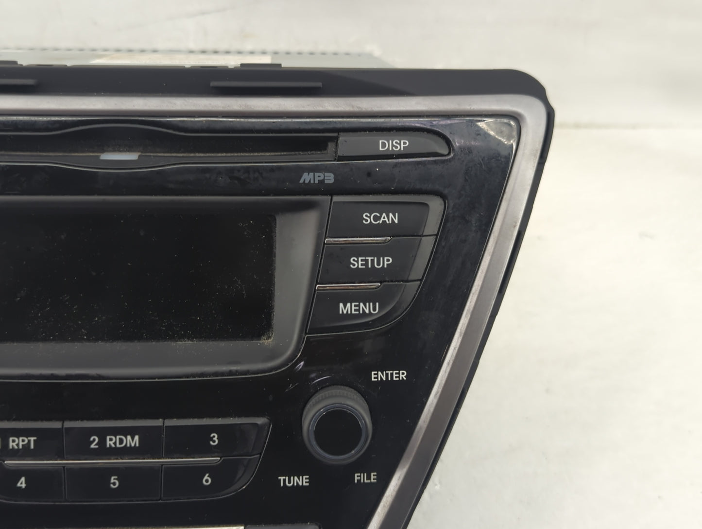 2013 Hyundai Elantra Radio AM FM Cd Player Receiver Replacement P/N:96170-3X155RA5 Fits OEM Used Auto Parts - Oemusedautopar