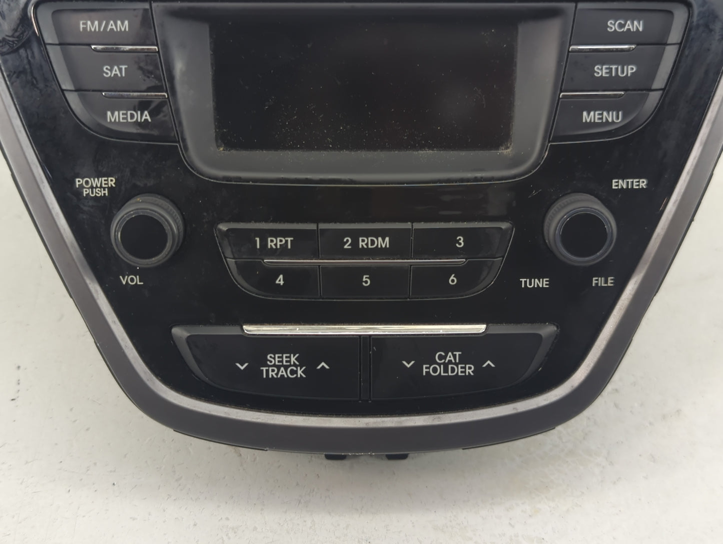 2013 Hyundai Elantra Radio AM FM Cd Player Receiver Replacement P/N:96170-3X155RA5 Fits OEM Used Auto Parts - Oemusedautopar