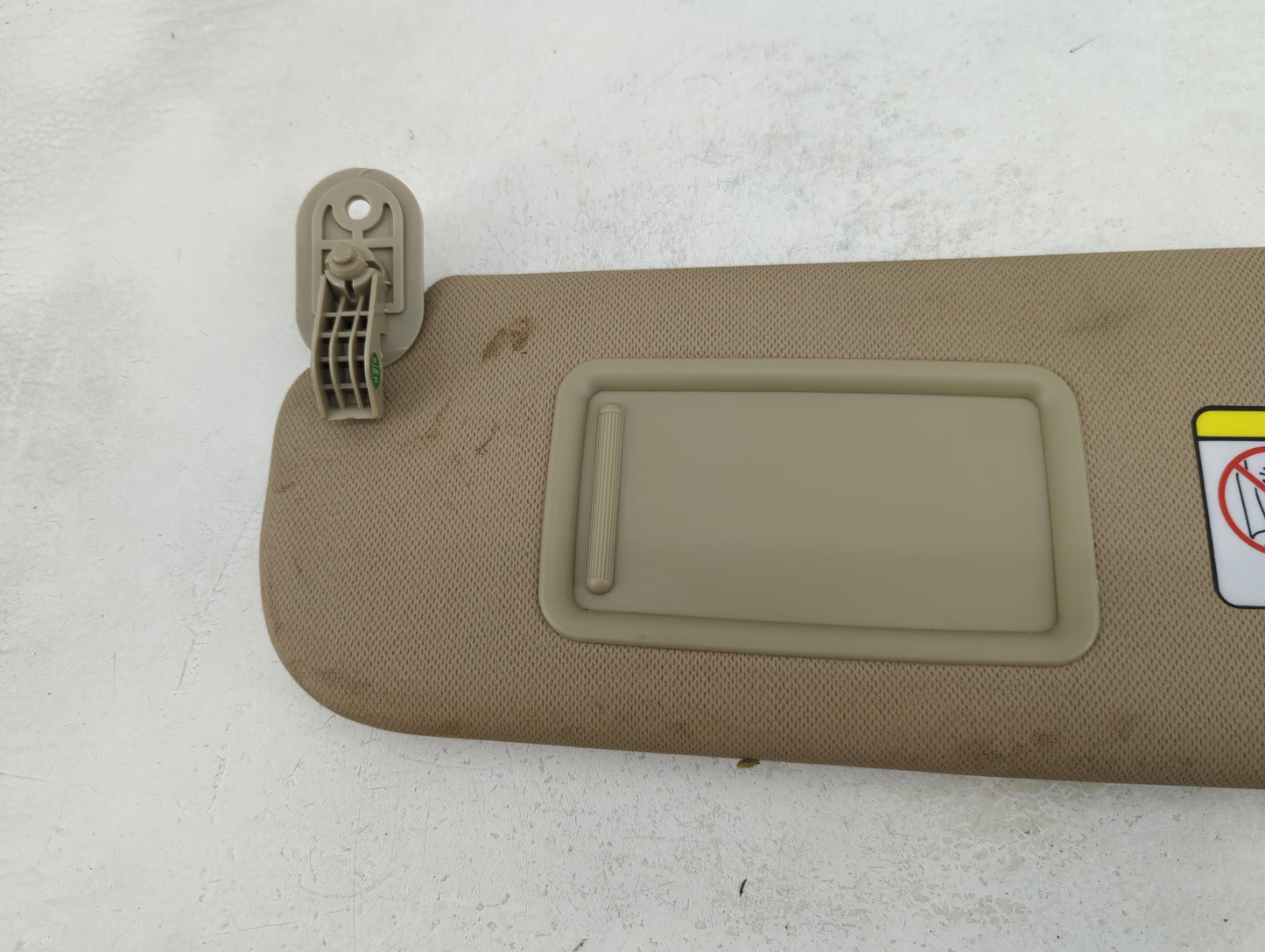 2011-2013 Hyundai Elantra Sun Visor Shade Replacement Passenger Right Mirror Fits Fits 2011 2012 2013 OEM Used Auto Parts - 