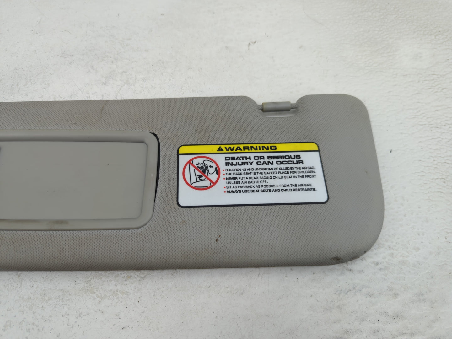 2011-2013 Hyundai Elantra Sun Visor Shade Replacement Passenger Right Mirror Fits Fits 2011 2012 2013 OEM Used Auto Parts - 