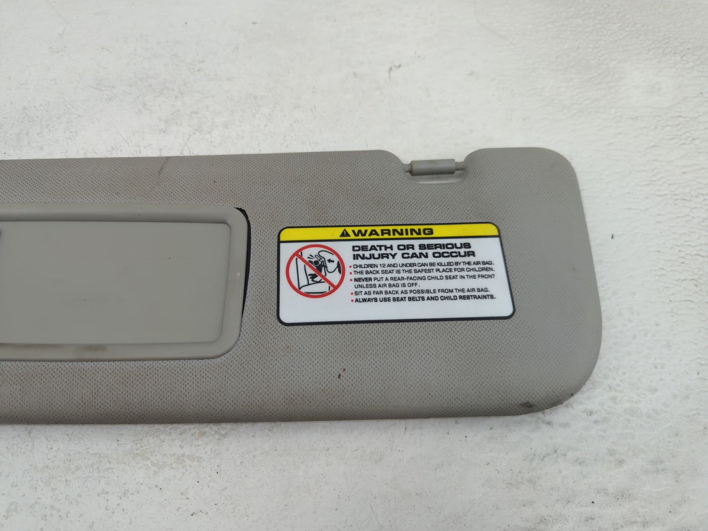 2011-2013 Hyundai Elantra Sun Visor Shade Replacement Passenger Right Mirror Fits Fits 2011 2012 2013 OEM Used Auto Parts - 