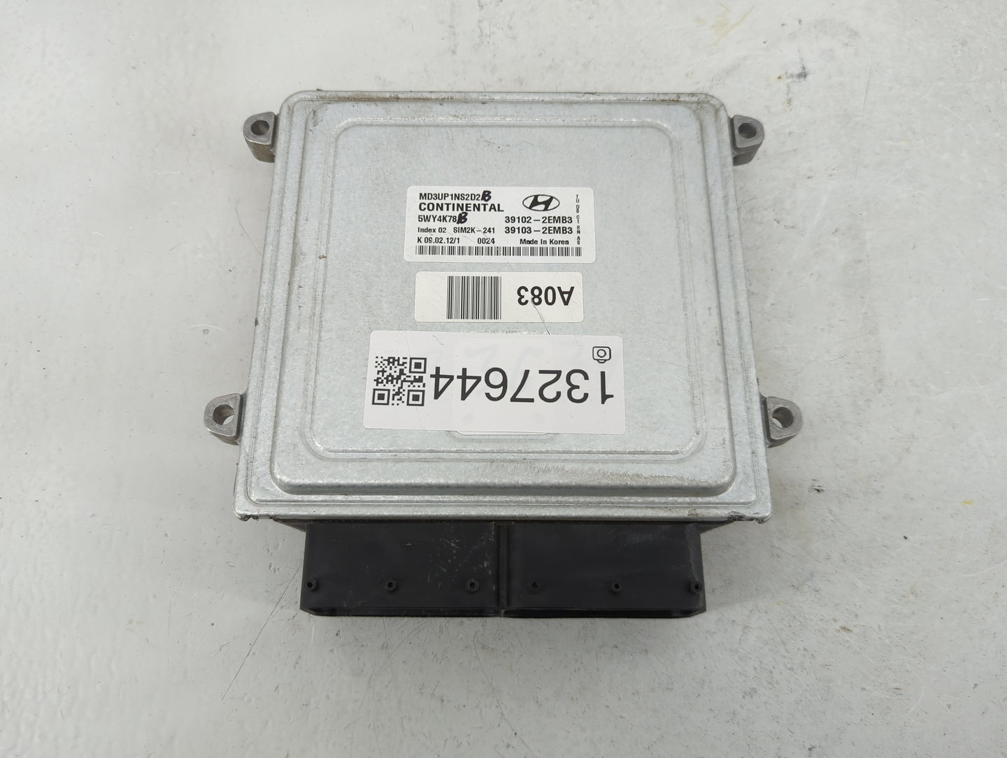 2011-2013 Hyundai Elantra PCM Engine Control Computer ECU ECM PCU OEM P/N:39103-2EMB3 39102-2EMB3 Fits Fits 2011 2012 2013 O