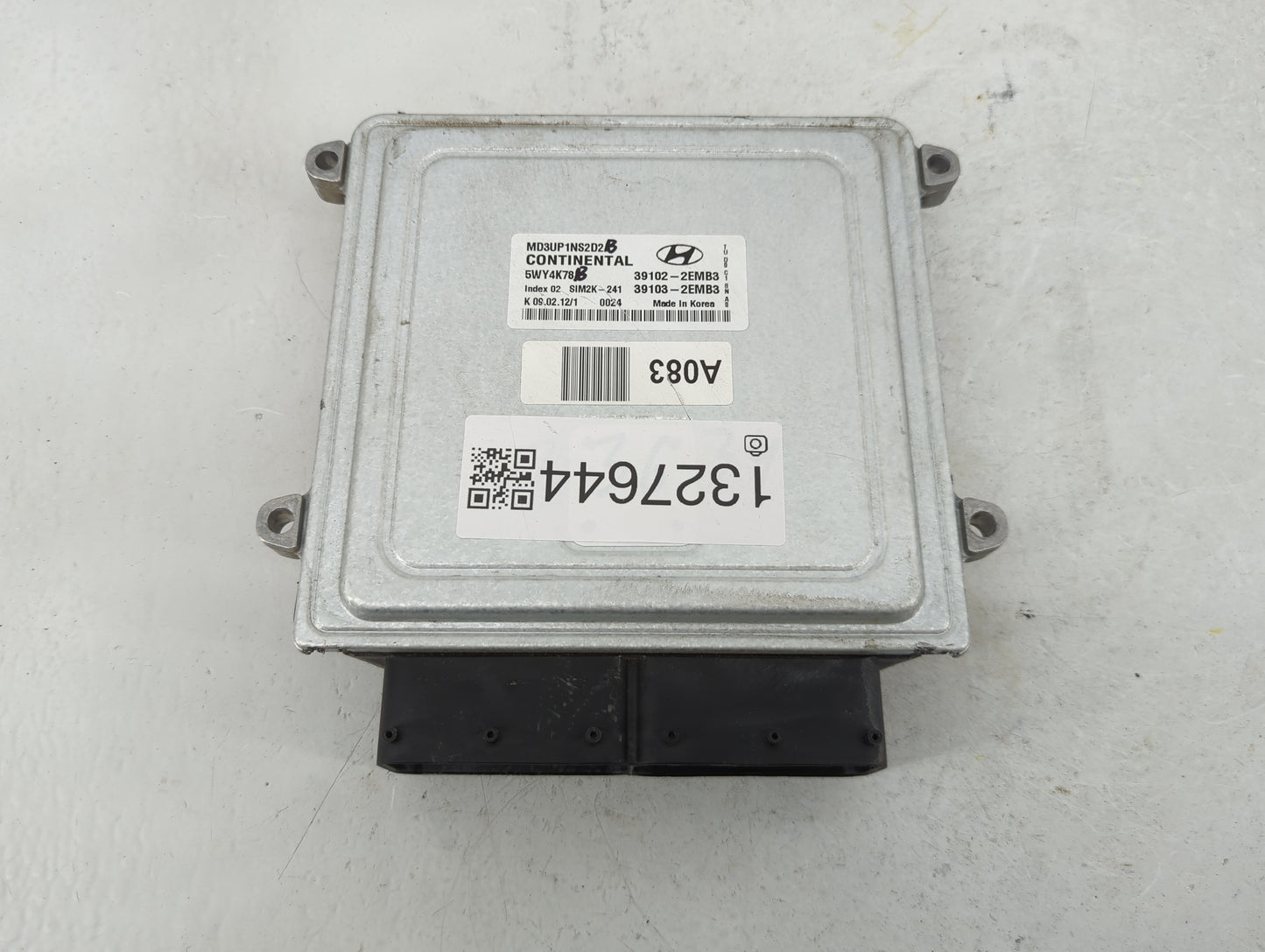 2011-2013 Hyundai Elantra PCM Engine Control Computer ECU ECM PCU OEM P/N:39103-2EMB3 39102-2EMB3 Fits Fits 2011 2012 2013 O