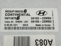 2011-2013 Hyundai Elantra PCM Engine Control Computer ECU ECM PCU OEM P/N:39103-2EMB3 39102-2EMB3 Fits Fits 2011 2012 2013 O