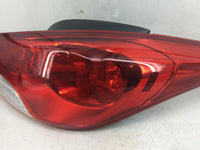 2011-2013 Hyundai Elantra Tail Light Assembly Passenger Right OEM P/N:120509B Fits Fits 2011 2012 2013 OEM Used Auto Parts -